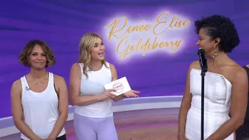 Robe fourreau en coton mélangé Tod’s portée par Renée Elise Goldsberry comme on le voit dans Today le 4 juin 2025