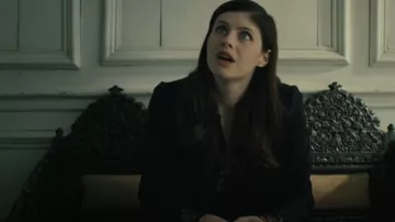 Ted Baker Rose Wool Coat worn by Dr. Rowan Fielding (Alexandra Daddario) as seen in Mayfair Witches (S02E06)