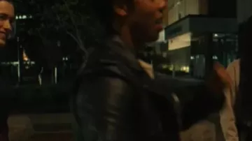 Gen V S01 Andre Anderson Biker Leather Jacket of Andre Anderson (Chance Perdomo) in Gen V (S01)