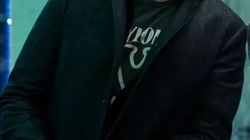 The Accountant 2 Jon Bernthal Black Wool Jacket worn by Braxton Wolff (Jon Bernthal) in The Accountant²