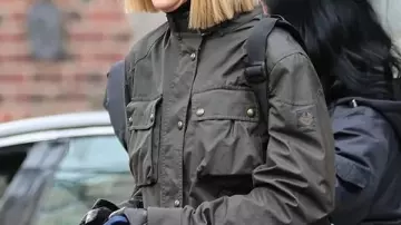 Dexter Resurrection 2025 Charley Grey Jacket of Charley (Uma Thurman) in Dexter: Resurrection (S01)