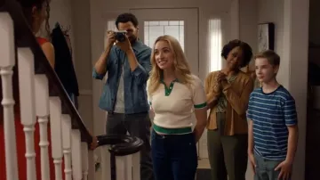 Mango Knitted Polo Neck Sweater worn by Georgia Miller (Brianne Howey) as seen in Ginny & Georgia (S03E03)