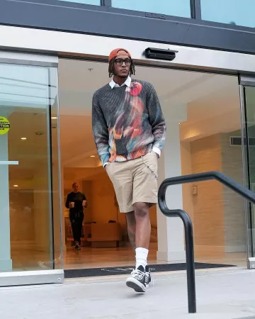 Converse Chuck 70 High Black worn by Myles Turner on the Instagram account @pacers