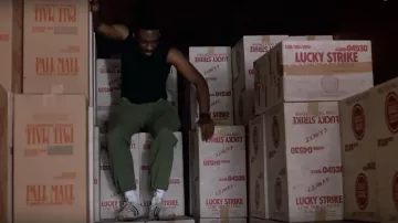 The Adidas shoes Originals of Axel Foley (Eddie Murphy) in The Flic Beverly Hills