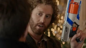 The Nerf gun Elite Clay Vanstone (T. J. Miller) in Happy Mess (Office Christmas Party)