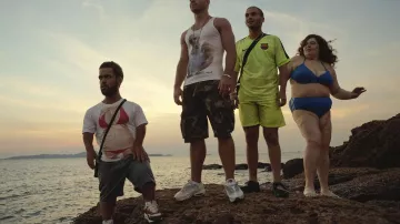Nike Air Max 1 Ultra Pure Platinum Black Gym Zapatillas rojas usadas por el Enano (Anouar Toubali) en la película Pattaya