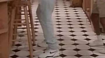 Sneakers white Nike Flight 90 Will Smith in prince of Bel-Air