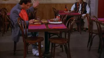 the Nike Jordan 6 sport blue in Seinfeld