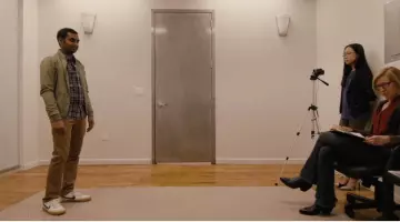 the Nike Dev (Aziz Ansari) in " Master of None