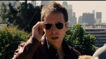The sunglasses AO Original Pilot of Sam Rockwell in Seven Psychopaths