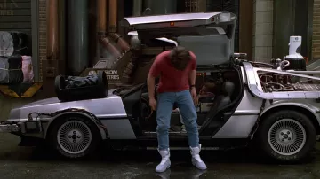The fameusues Nike Air Mag of Marty McFly (Michael J. Fox) in Back to the future II