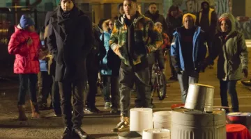 las zapatillas doradas y negras de Hakeem Lyon (Bryshere Y. Gray) en Empire