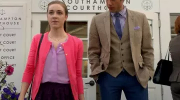 Top pink J. Crew Lena in Royal Breads S8E8