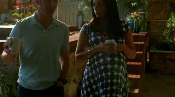 The printed dress Leota of Divya Katdare (Reshma Shetty), in the Royal Rolls S08E08