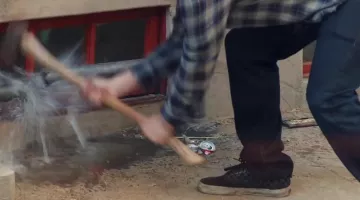 the sneakers damier of Mac Radner in our worst neighbors