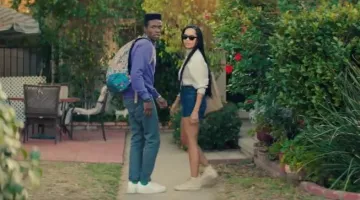 The pair of Stan Smith Adidas Originals of Malcolm (Shameik Moore) in Dope