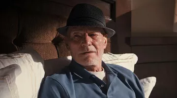 The hat of Charles Xavier/Professor X (Patrick Stewart) in Logan