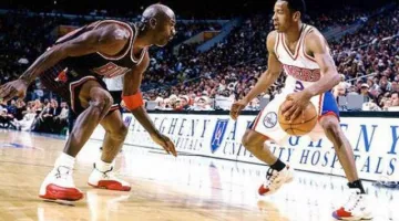 Les Reebok Question Allen Iverson Blanco/Rojo dans Alle Iverson: La respuesta
