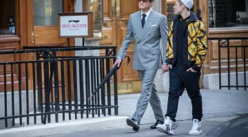 Las zapatillas Aladas Adidas Originals de Gary Unwin (Taron Egerton) en Kingsman: Secret Service