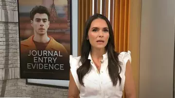 Robe Dea Kudibal Devanti portée par Lilia Luciano vue dans CBS Mornings le 5 juin 2025