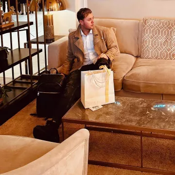 Louis Vuitton Michael NV2 of Neal Huybens on an Instagram post of Neal Huybens (Judge Neal)