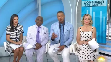 Robe courte en tricot côtelé portée par Kaylee Hartung comme on le voit dans Today le 6 juin 2025