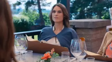 John Lewis Cashmere Crew Neck Cardigan worn by Klara Rapp (Tindra Monsen) as seen in Barracuda Queens (S02E01)