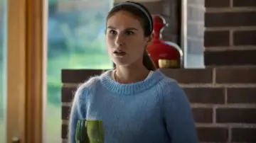 Part Two Rhona Pullover Placid Blue worn by Klara Rapp (Tindra Monsen) as seen in Barracuda Queens (S02E02)