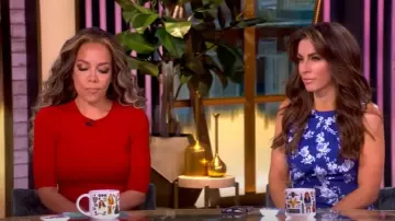 Gabriela Hearst Seymore Robe longue en laine-cachemire portée par Sunny Hostin comme on le voit dans The View le 9 juin 2025
