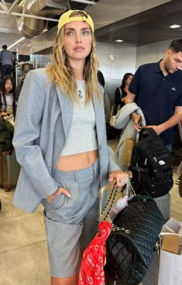 Boîte aveugle à pendentif Pop Mart portée par Chiara Ferragni sur son post Instagram Story du 6 juin 2025