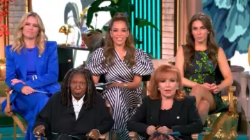 Veste Veronica Beard Miller Dickey portée par Joy Behar comme on le voit dans The View le 10 juin 2025
