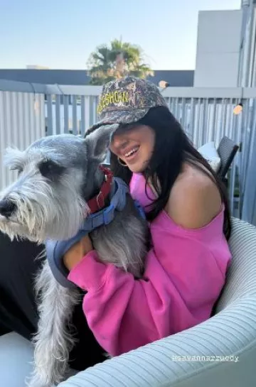 Windsor Smokeshow Camouflage Snap Back Hat worn by Niki DeMartino on her Instagram Story post on June 7, 2025