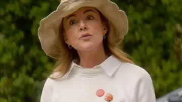 Shrinking S02 Christa Miller Sacred Heart Sweatshirt of Liz (Christa Miller) in Shrinking (S02)