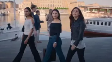 Mango Long Sleeve Top worn by Lollo Millkvist (Alva Bratt) as seen in Barracuda Queens (S02E03)