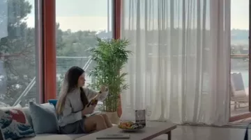 Prada Cotton Mesh Dress worn by Lollo Millkvist (Alva Bratt) as seen in Barracuda Queens (S02E05)