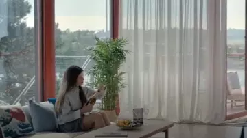 Prada Cotton Mesh Dress worn by Lollo Millkvist (Alva Bratt) as seen in Barracuda Queens (S02E05)