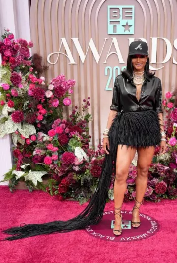 Casquette New Era Braves 59Fifty portée par Ciara aux Bet Awards le 9 juin 2025