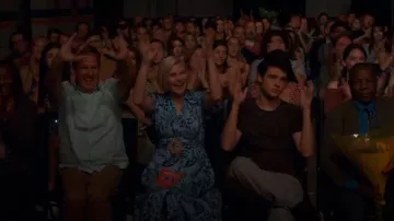 Only Shirt Dress Onljakiri In Marine Blue worn by Ellen Baker (Jennifer Robertson) as seen in Ginny & Georgia (S03E09)