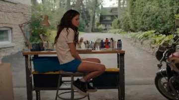 Converse Chuck Taylor Black Lugged Sole Sneakers worn by Maxine Baker (Sara Waisglass) as seen in Ginny & Georgia (S03E10)