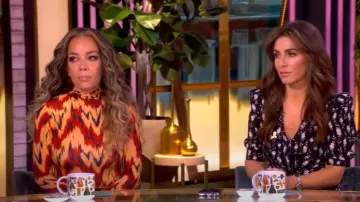 Ulla Johnson Aurelia Long Sleeve Turtleneck worn by Sunny Hostin as seen in The View on June 12, 2025