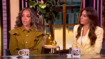 Ulla Johnson The Mathilde Shirt worn by Sunny Hostin as seen in The View on June 13, 2025