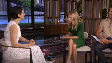 Lovaan Audrey Dress worn by Jenny Slate as seen in LIVE with Kelly and Mark on June 11, 2025
