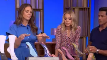 Exquise The Tobie Pleated Jumpsuit worn by Monica Mangini as seen in LIVE with Kelly and Mark on June 13, 2025