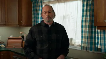 Camisa de franela a cuadros de corte regular GAP usada por Harry 'Sully' Sullivan (Scott Patterson) como se ve en Sullivan's Crossing (S03E08)