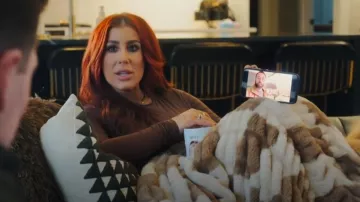 Body à manches longues et col rond Skims porté par Chelsea Houska comme on le voit dans Down Home Fab (S03E03)