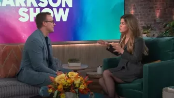 Shoshanna Walker Dress worn by Kelly Clarkson as seen in The Kelly Clarkson Show on June 16, 2025