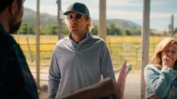 Rhone Commuter Long Sleeve Polo worn by Pryce Cahill (Owen Wilson) as seen in Stick (S01E04)