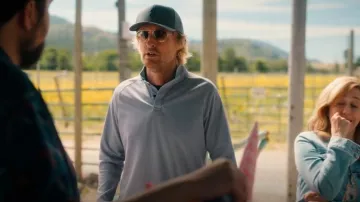 Lunettes de soleil Ray-Ban Aviator Rb3025 portées par Pryce Cahill (Owen Wilson) comme on le voit dans Stick (S01E04)