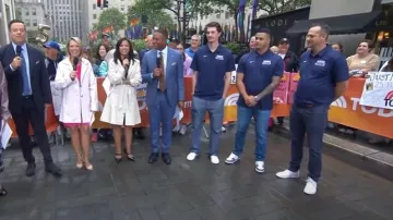 Manolo Blahnik Patent Leather Mary Jane Pumps worn by Laura Jarrett as seen in Today on June 17, 2025