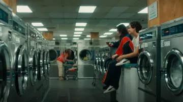 BDG Adrienne Nylon Track Pant In Black worn by Santi (Peter Dager) as seen in Stick (S01E05)